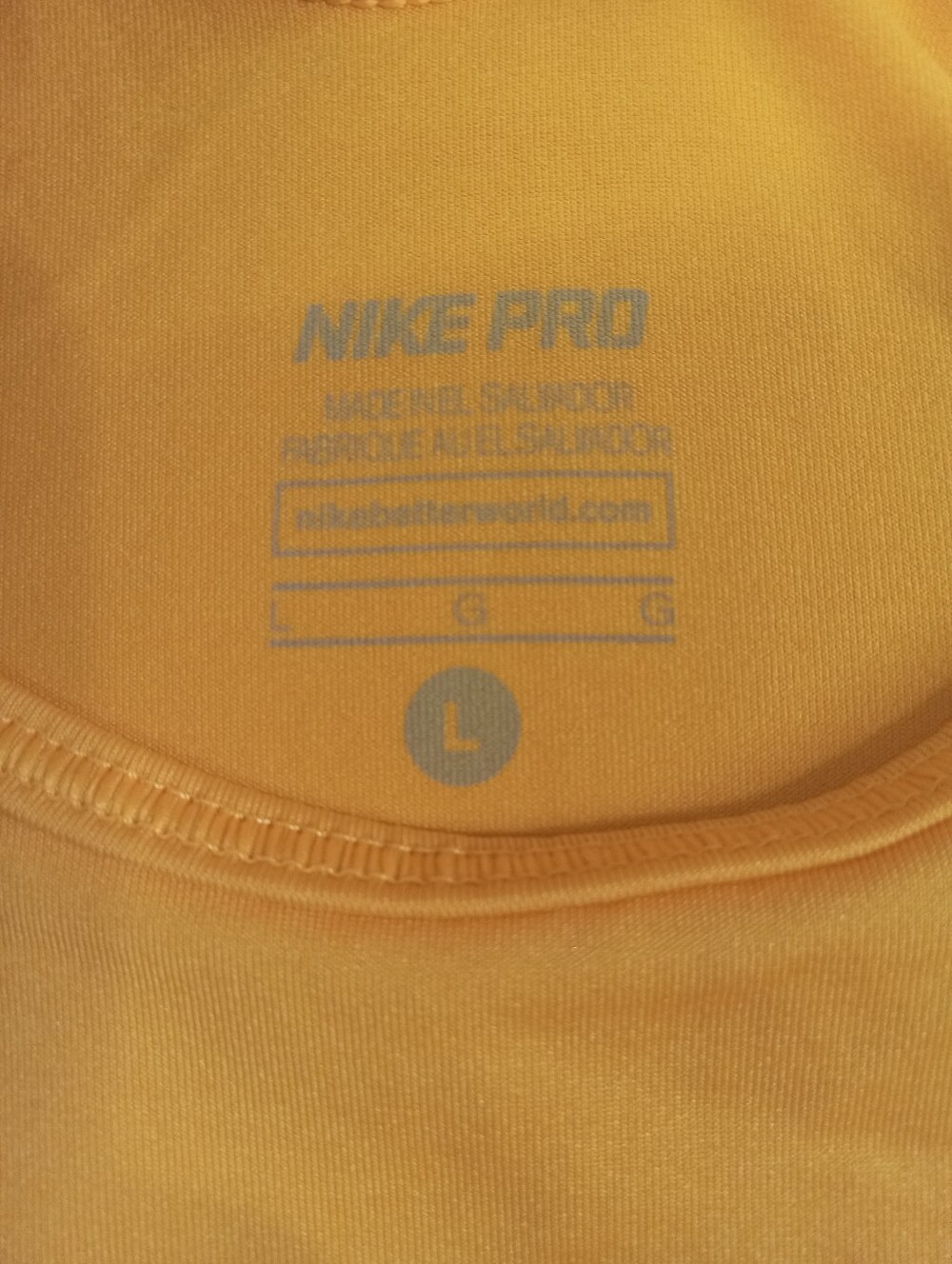 Nike Women's Orange Dri-FIT Racerback Tank Size Large - Picture 2 of 9